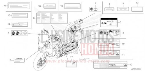 CAUTION LABEL NT1100DES de 2025